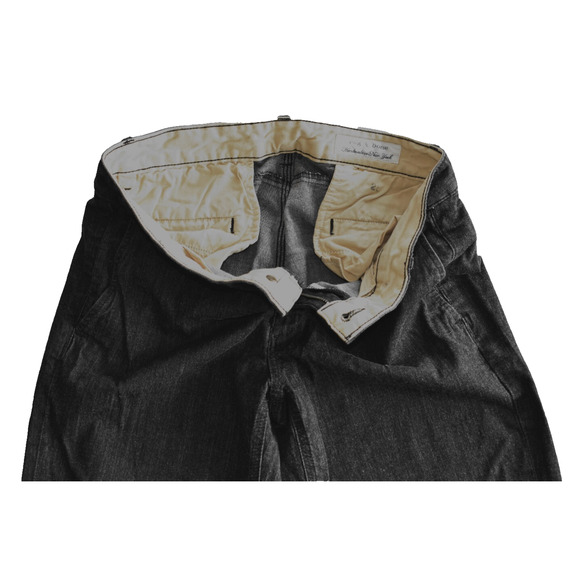 B0 Auth RAG & BONE Handmade In NY Charcoal Stretch Cotton Flare Pants Size 28 - Picture 4 of 5